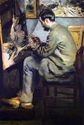 Pierre-Auguste Renoir Portrait of Jean-Frederic Bazille France oil painting artist